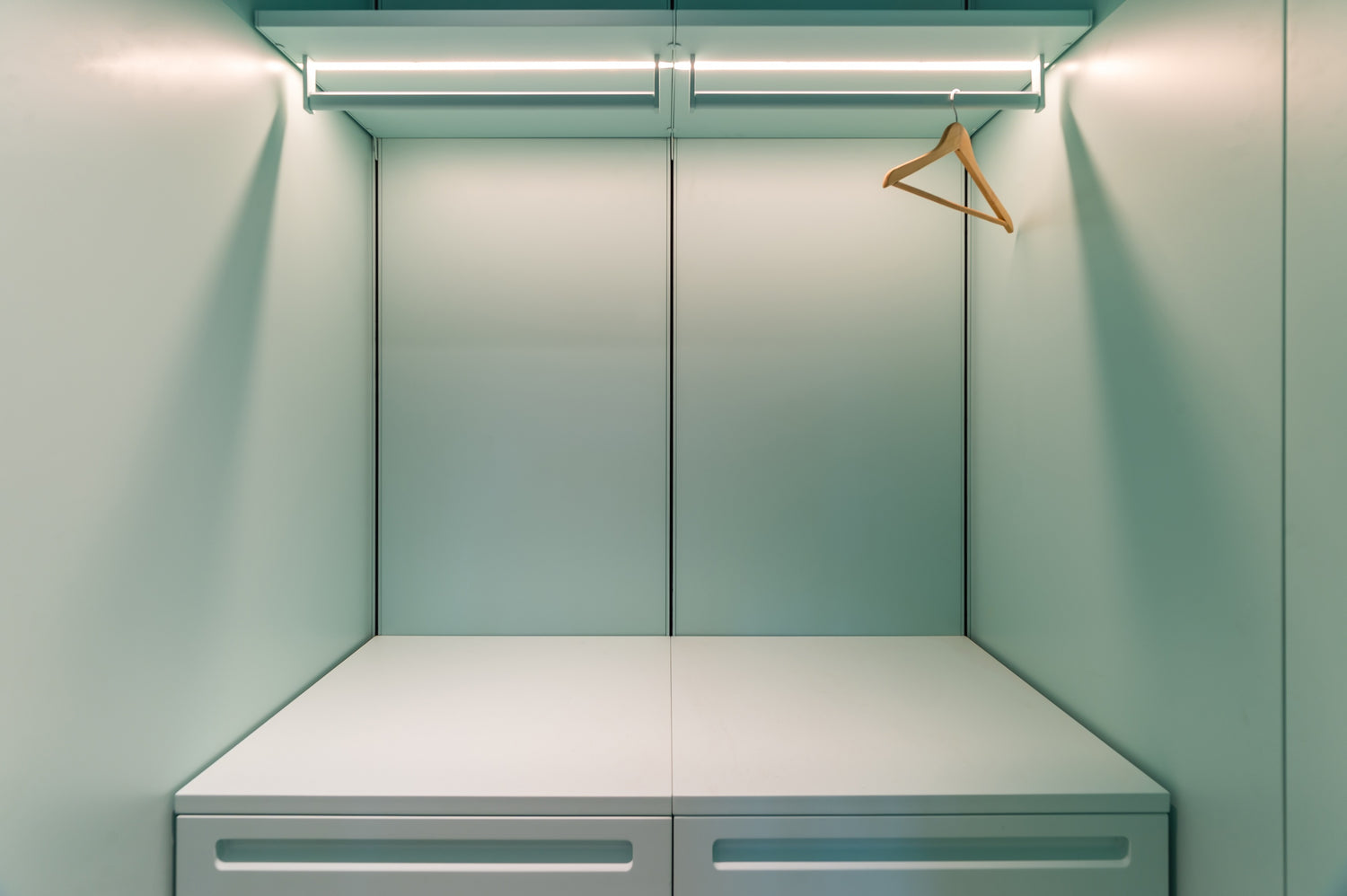 Custom paint color matched to architectural paneling